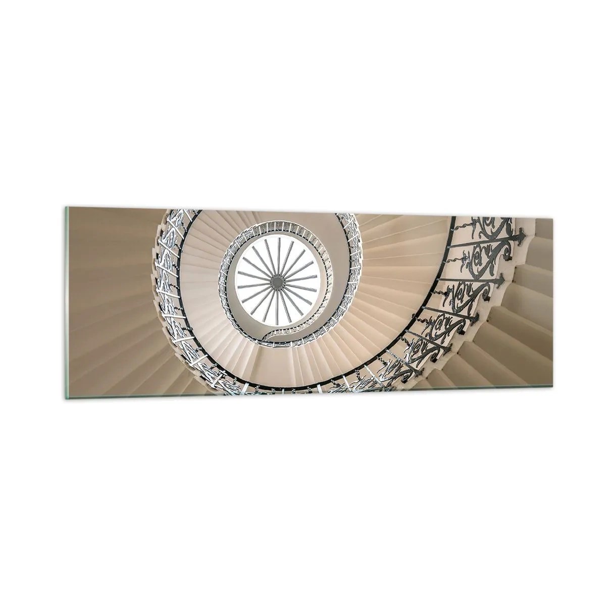 Glasbild - Bild auf glas - Im Inneren der Muschel - 90x30 cm