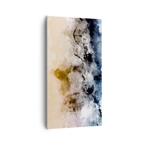 Bild auf Leinwand - Leinwandbild - In einer Nebelwolke ertrunken - 55x100 cm