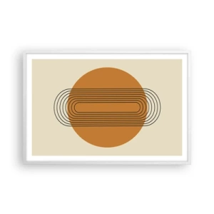 Poster in einem weißen Rahmen - Perfekter Plan - 91x61 cm