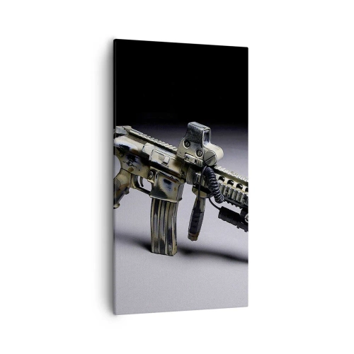 Bild auf Leinwand - Leinwandbild - Immer bedrohlich - 55x100 cm