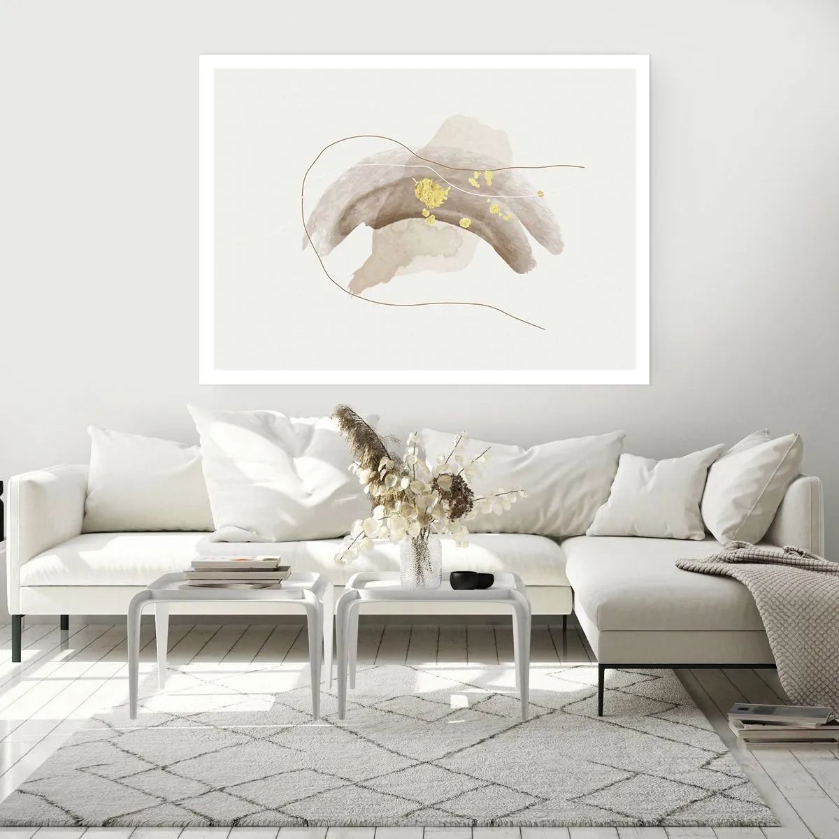 Poster - Im Weltraum begegnet - 70x50 cm