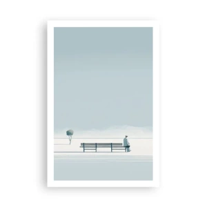 Poster - Ja, ich warte. - 61x91 cm