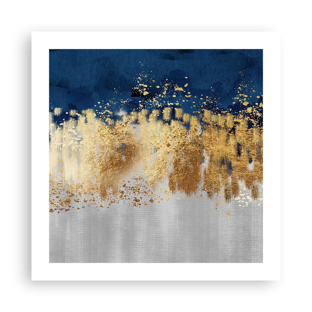 Poster - Moderne Komposition mit Glanz - 50x50 cm
