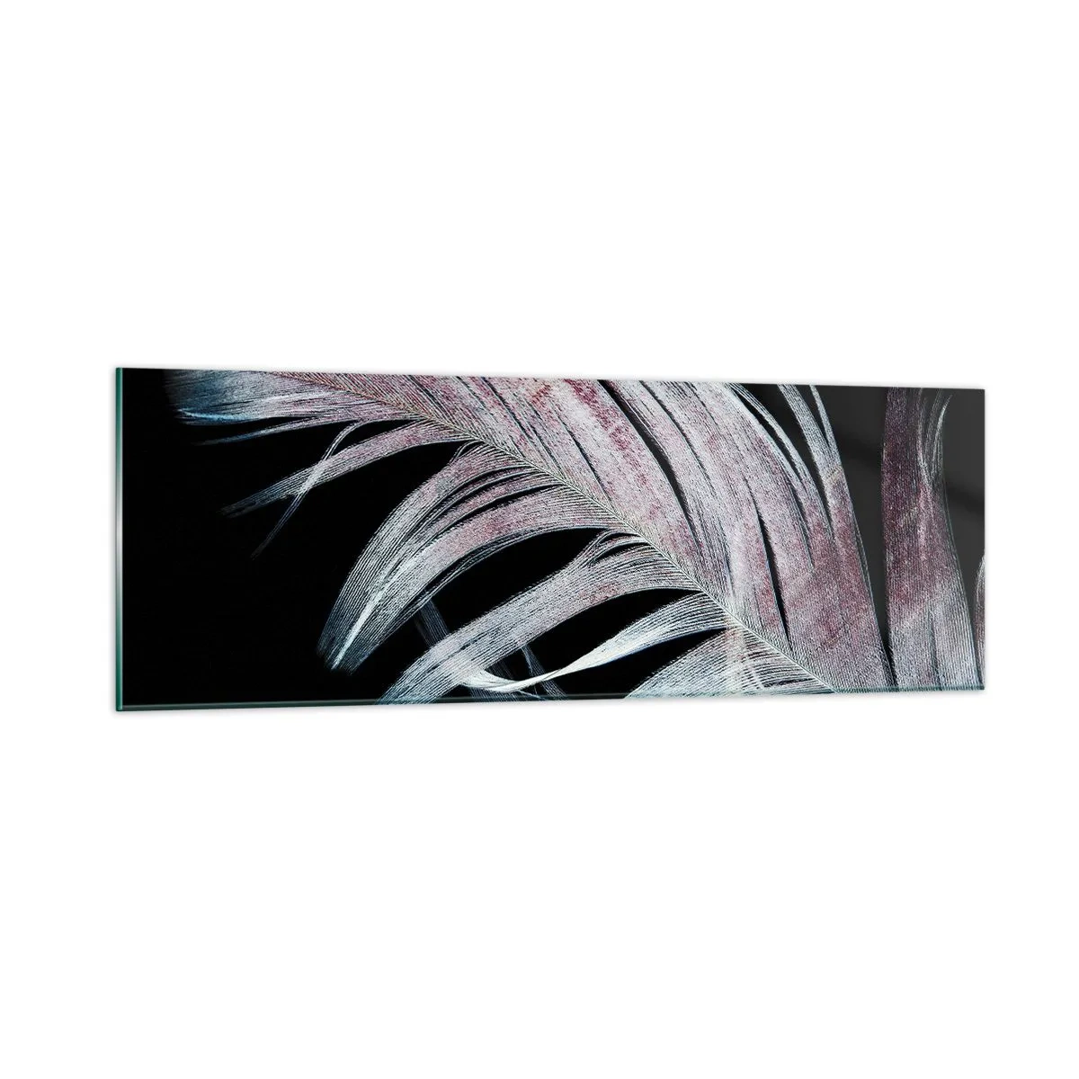 Glasbild - Bild auf glas - Denke an Berührung - 90x30 cm