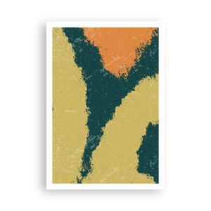 Poster - Abstraktion – langsame Bewegung - 70x100 cm