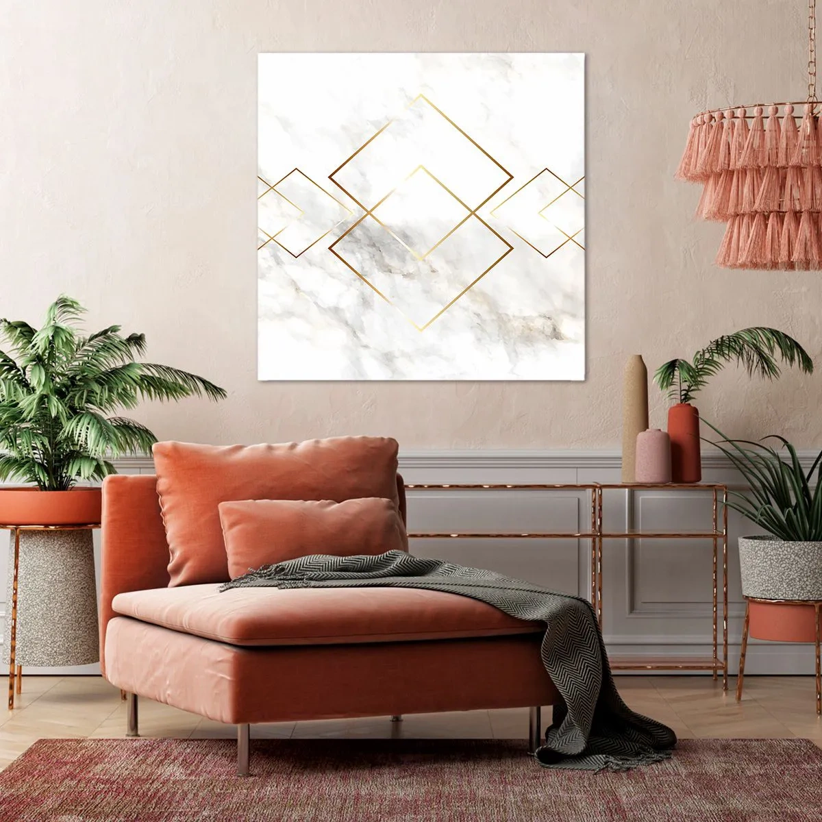 Bild auf Leinwand - Leinwandbild - Ein Blick in die Unendlichkeit - 30x30 cm