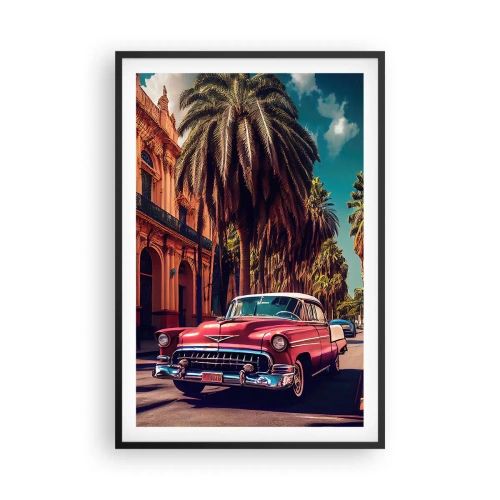 Poster in einem schwarzem Rahmen - Immer noch in Havanna - 61x91 cm