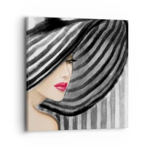 Bild auf Leinwand - Leinwandbild - Wo soll ich dich finden? - 40x40 cm