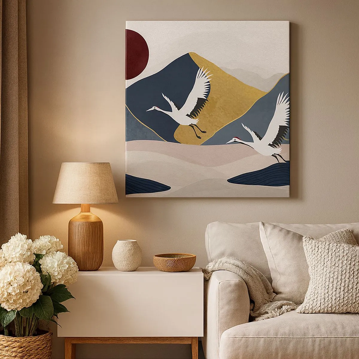 Bild auf Leinwand - Leinwandbild - Es ist wieder ein Tag VERFLOGEN - 30x30 cm