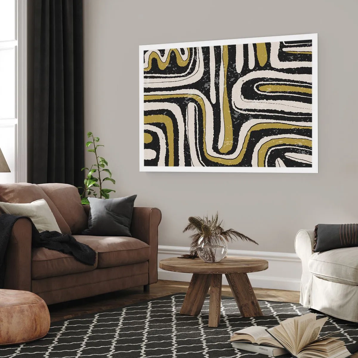 Poster - Komposition: Straßen und Gassen - 50x40 cm