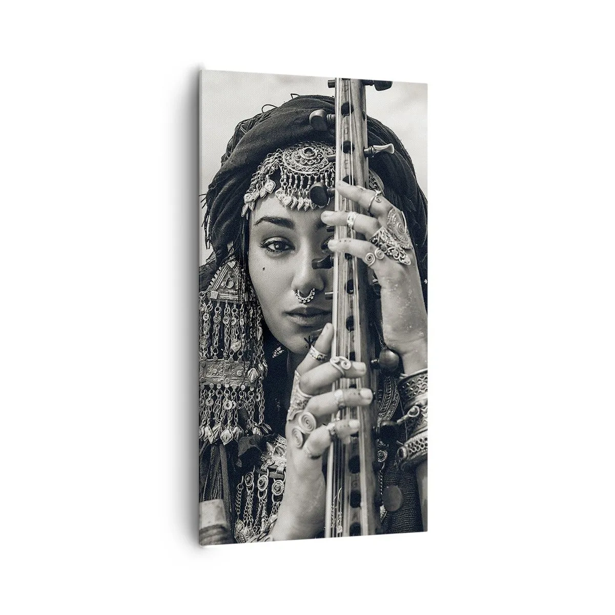 Bild auf Leinwand - Leinwandbild - Die Musik des Orients selbst - 65x120 cm