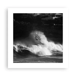 Poster - Herausforderung angenommen! - 40x40 cm