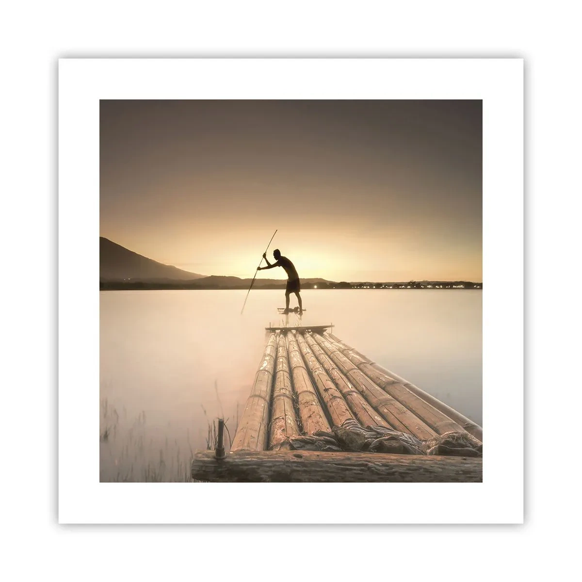 Poster - Vor dem schlafen gehen - 40x40 cm