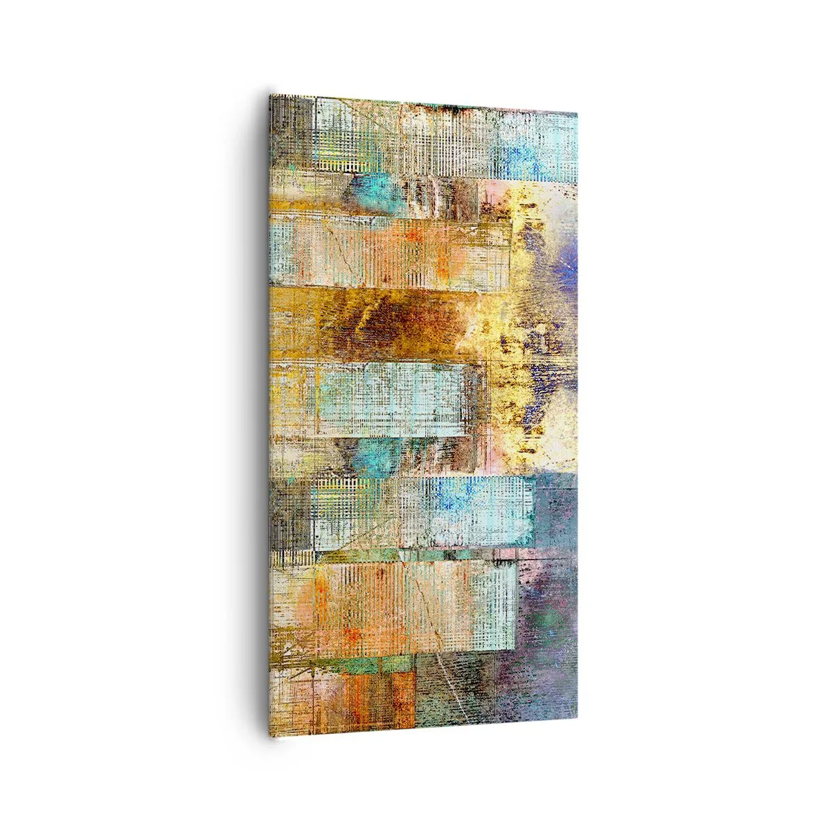 Bild auf Leinwand - Leinwandbild - Sonnige Metropole - 65x120 cm