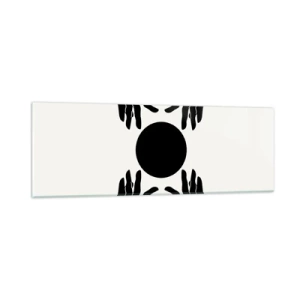 Glasbild - Bild auf glas - Geheimes Zeichen - 90x30 cm