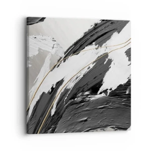 Bild auf Leinwand - Leinwandbild - Abstraktion in großem Stil - 30x30 cm