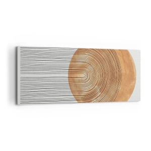 Bild auf Leinwand - Leinwandbild - SonnenKomposition - 100x40 cm