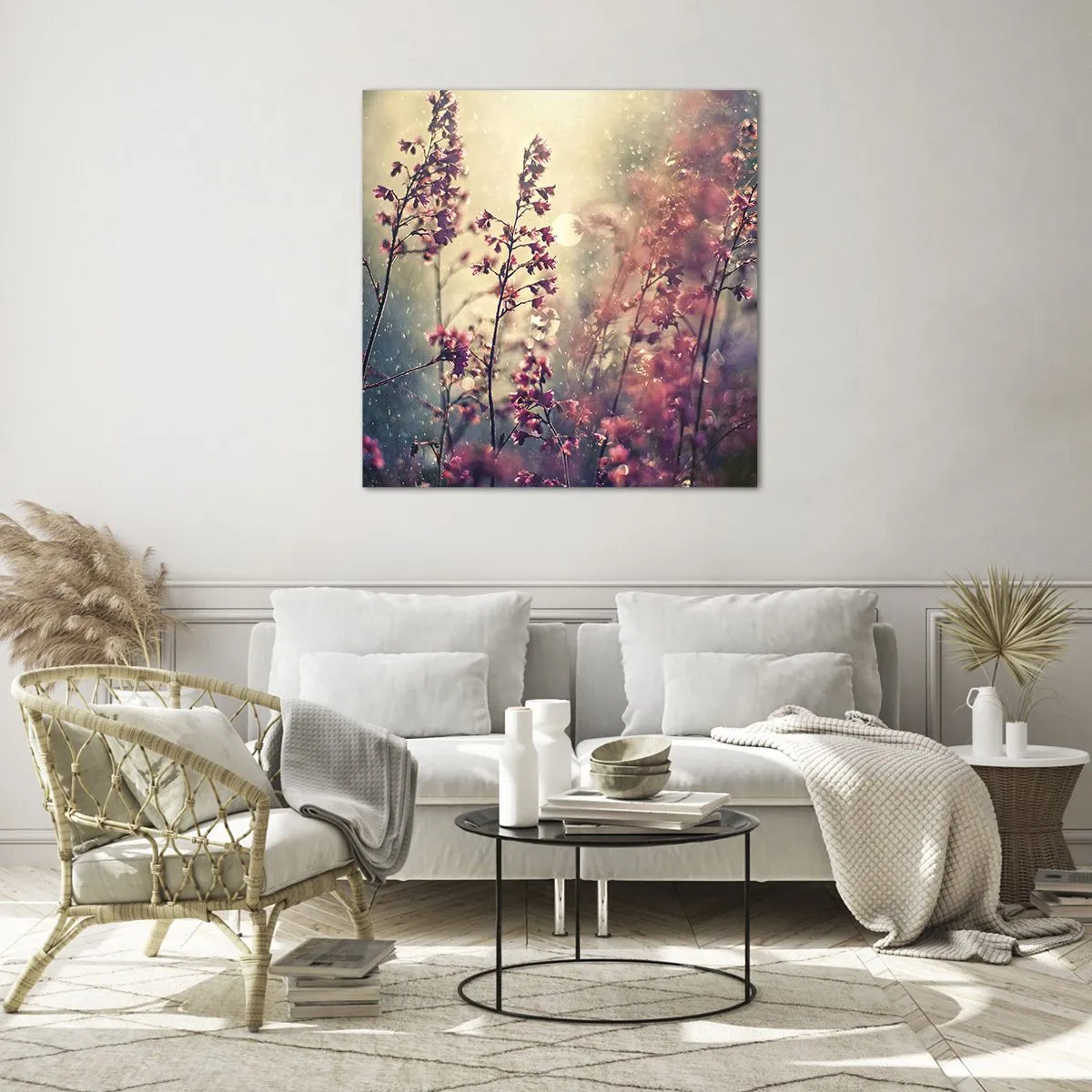 Glasbild - Bild auf glas - Geheimnisvoller Garten - 50x50 cm