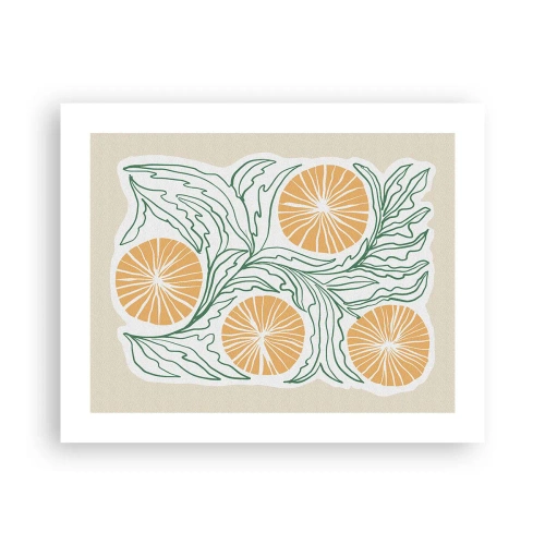 Poster - Ethnisch mit einem Hauch von Abstraktion - 50x40 cm