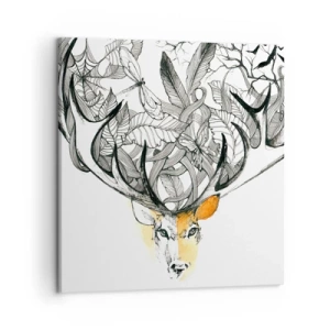 Bild auf Leinwand - Leinwandbild - Ecken des Überflusses - 50x50 cm