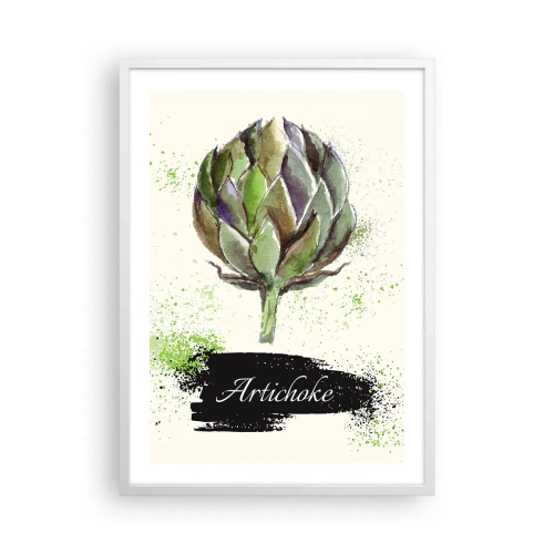 Poster in einem weißen Rahmen - Eviva-Gemüse! - 50x70 cm