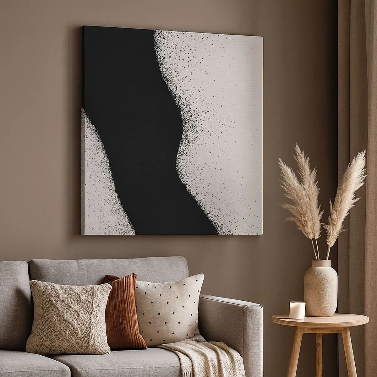 Bild auf Leinwand - Leinwandbild - Flüssiges Gleichgewicht - 30x30 cm