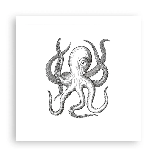 Poster - Mit den Wellen tanzen - 50x50 cm