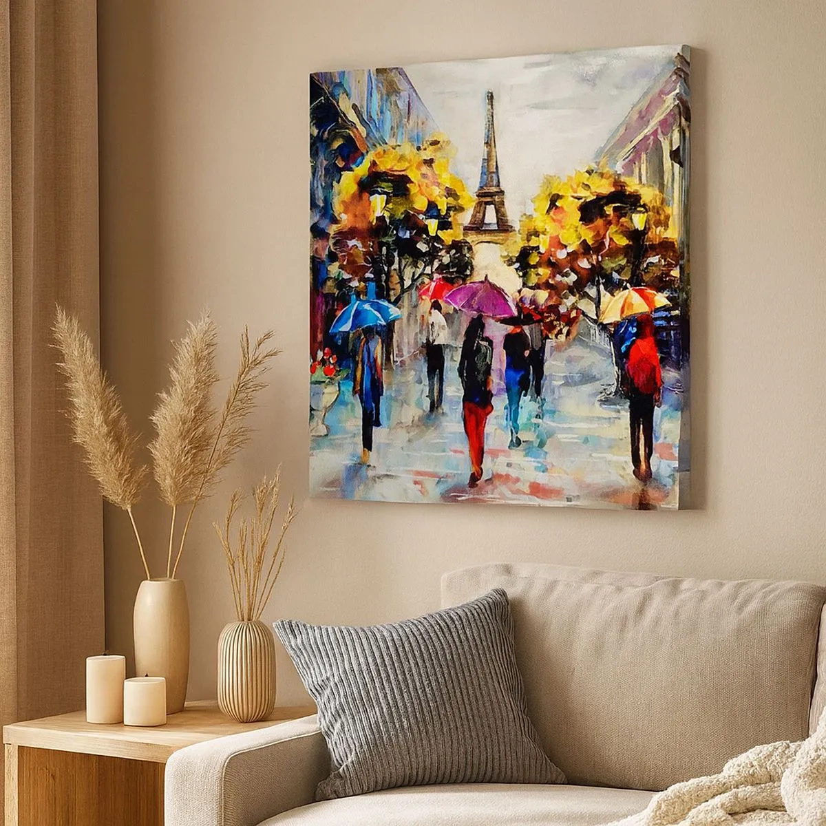 Bild auf Leinwand - Leinwandbild - Besonders schön im Herbst - 30x30 cm