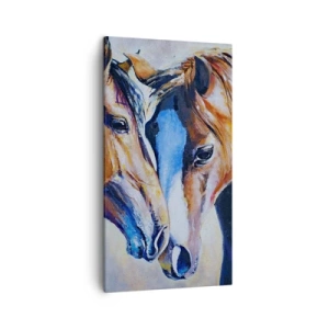 Bild auf Leinwand - Leinwandbild - Ist es Freundschaft? ist es baby - 45x80 cm