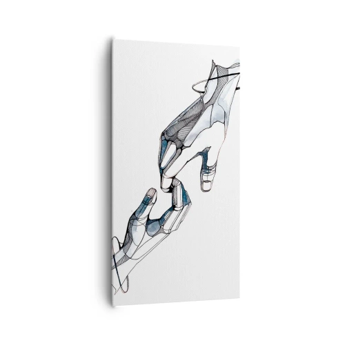 Bild auf Leinwand - Leinwandbild - Eine gute Geste - 65x120 cm