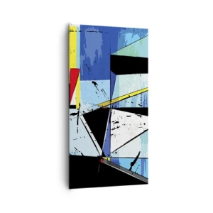 Bild auf Leinwand - Leinwandbild - Betrachten Sie die Welt aus einem Blickwinkel ... - 65x120 cm