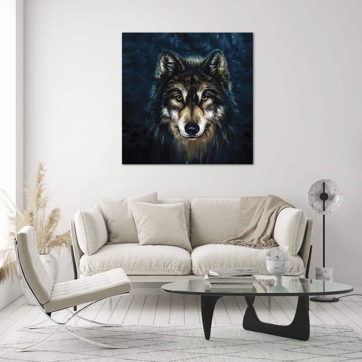 Glasbild - Bild auf glas - Alpha? Und Omega - 50x50 cm