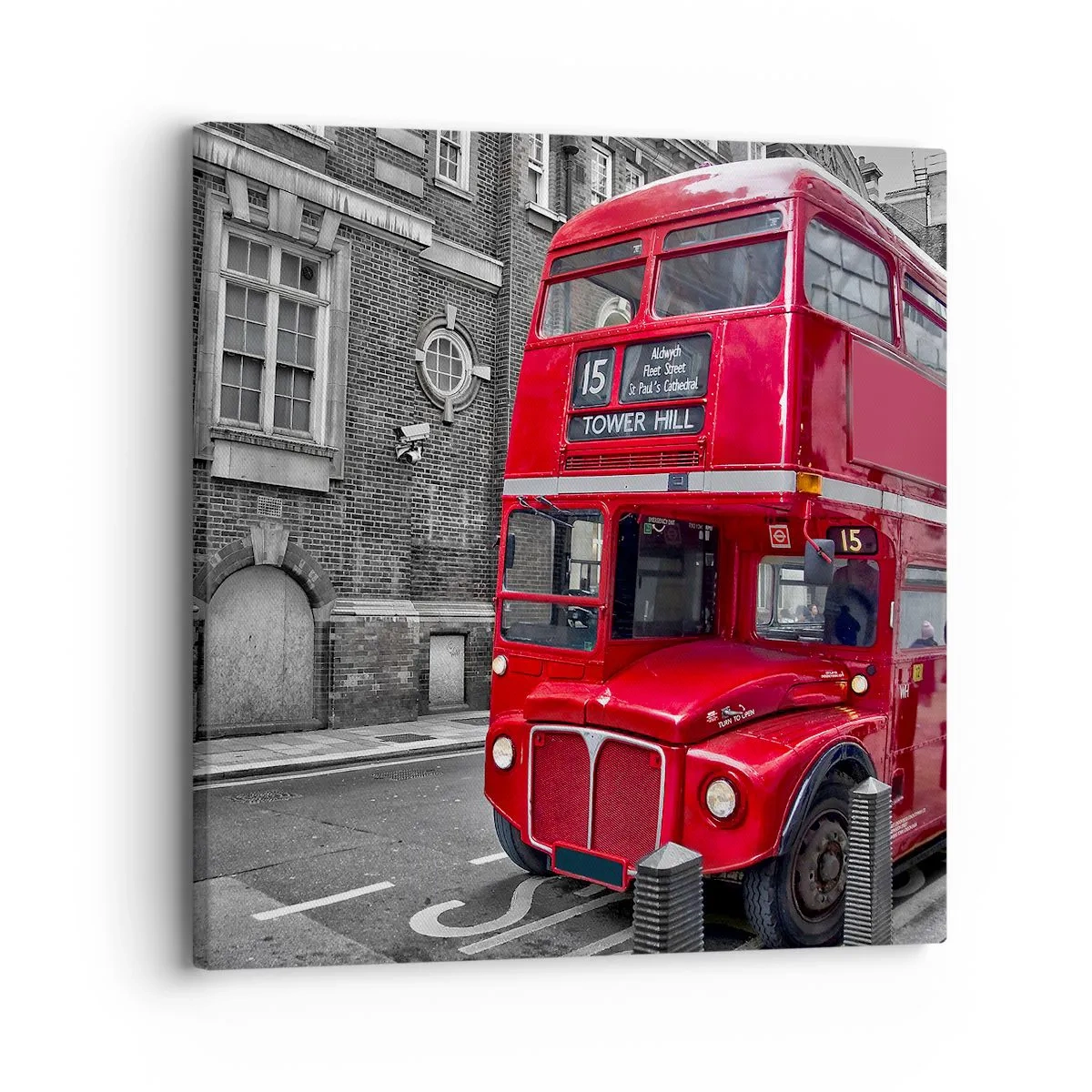 Bild auf Leinwand - Leinwandbild - Immer gleich - 30x30 cm