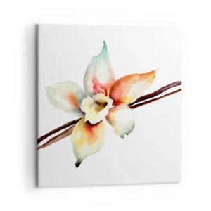 Bild auf Leinwand - Leinwandbild - Süße mit Farbe verschüttet - 50x50 cm