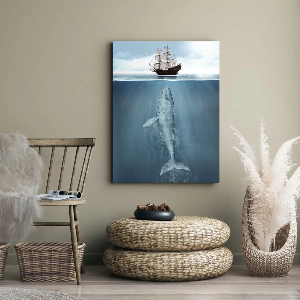 Bild auf Leinwand - Leinwandbild - Es ist besser, es nicht zu wissen - 80x120 cm