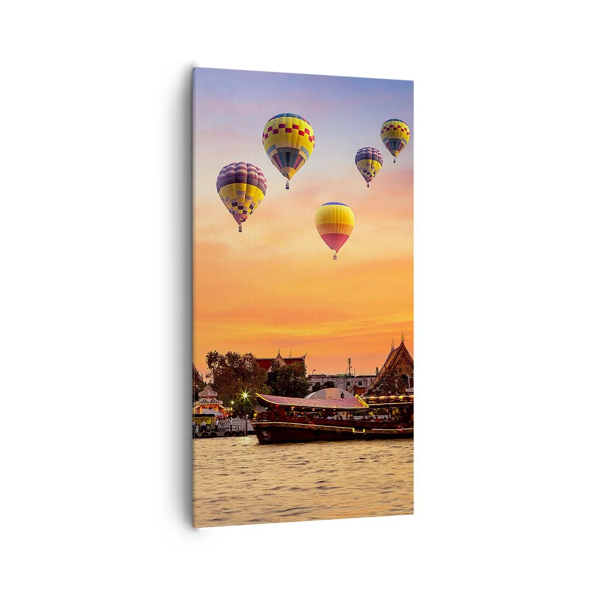 Bild auf Leinwand - Leinwandbild - Hier werden Märchen geboren - 65x120 cm