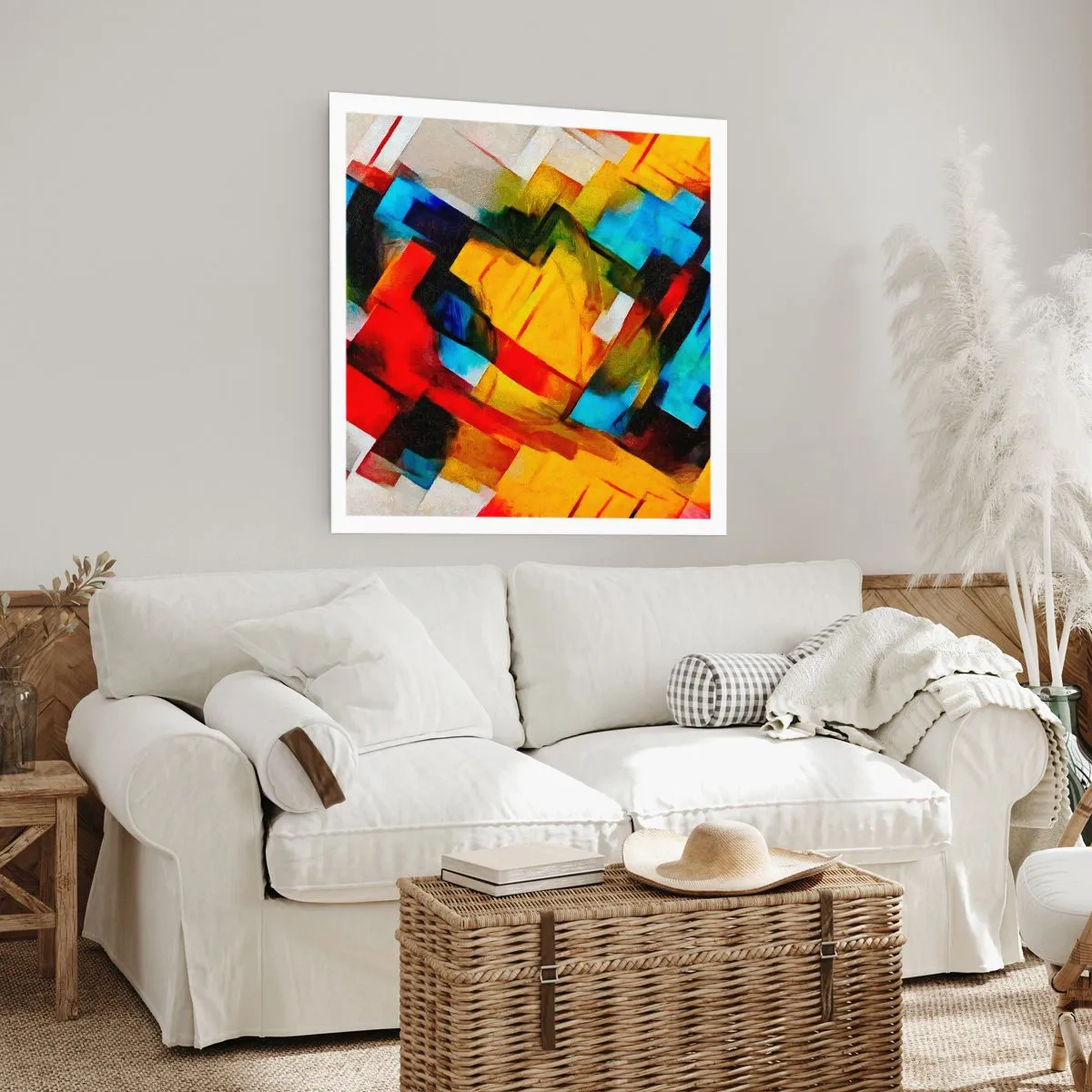 Poster - Ein bunter Interleaver - 60x60 cm