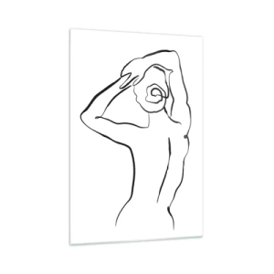 Glasbild - Bild auf glas - Morgenakte - 70x100 cm