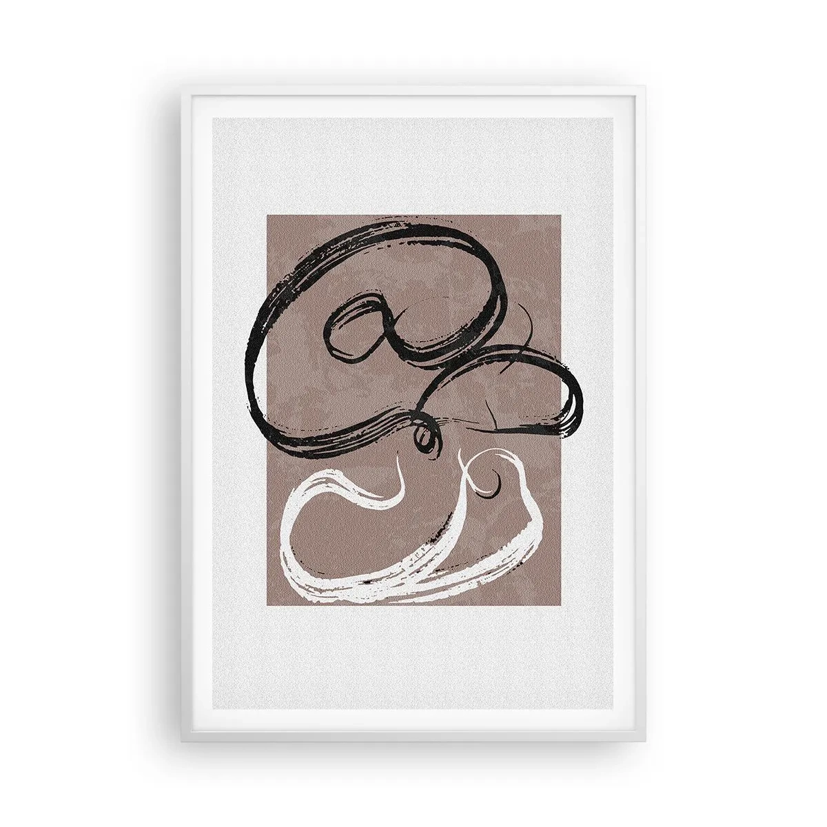 Poster in einem weißen Rahmen - Komposition – die Suche nach Fülle - 70x100 cm