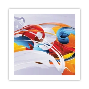 Poster - Der Tanz der Elemente - 50x50 cm