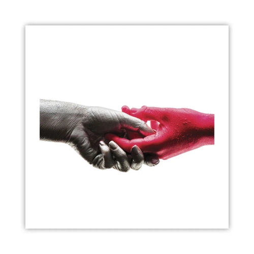 Poster - Gemeinsam, obwohl anders - 50x50 cm