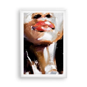 Poster in einem weißen Rahmen - Stolz ohne Vorurteile - 61x91 cm