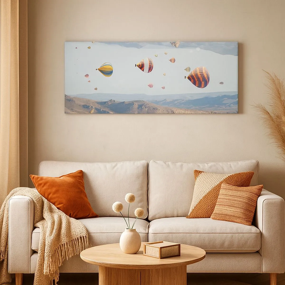 Bild auf Leinwand - Leinwandbild - Hier ist alles möglich - 100x40 cm