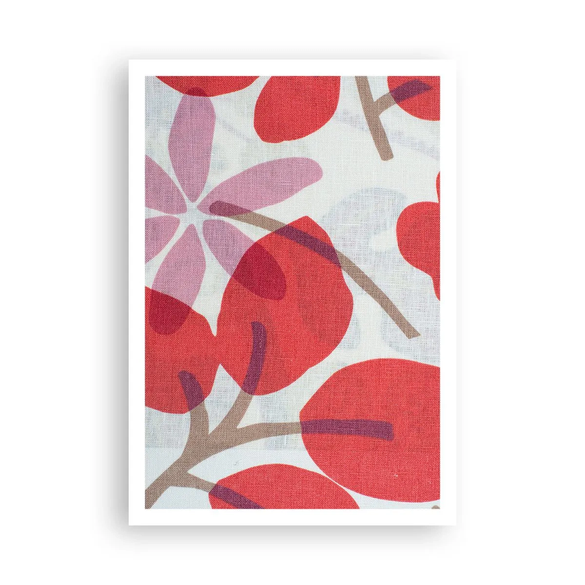 Poster - Blumenarrangement in Rosa - 70x100 cm