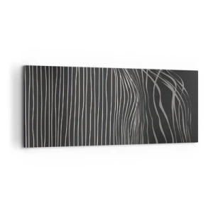 Bild auf Leinwand - Leinwandbild - Rhythmus und Akzent - 100x40 cm