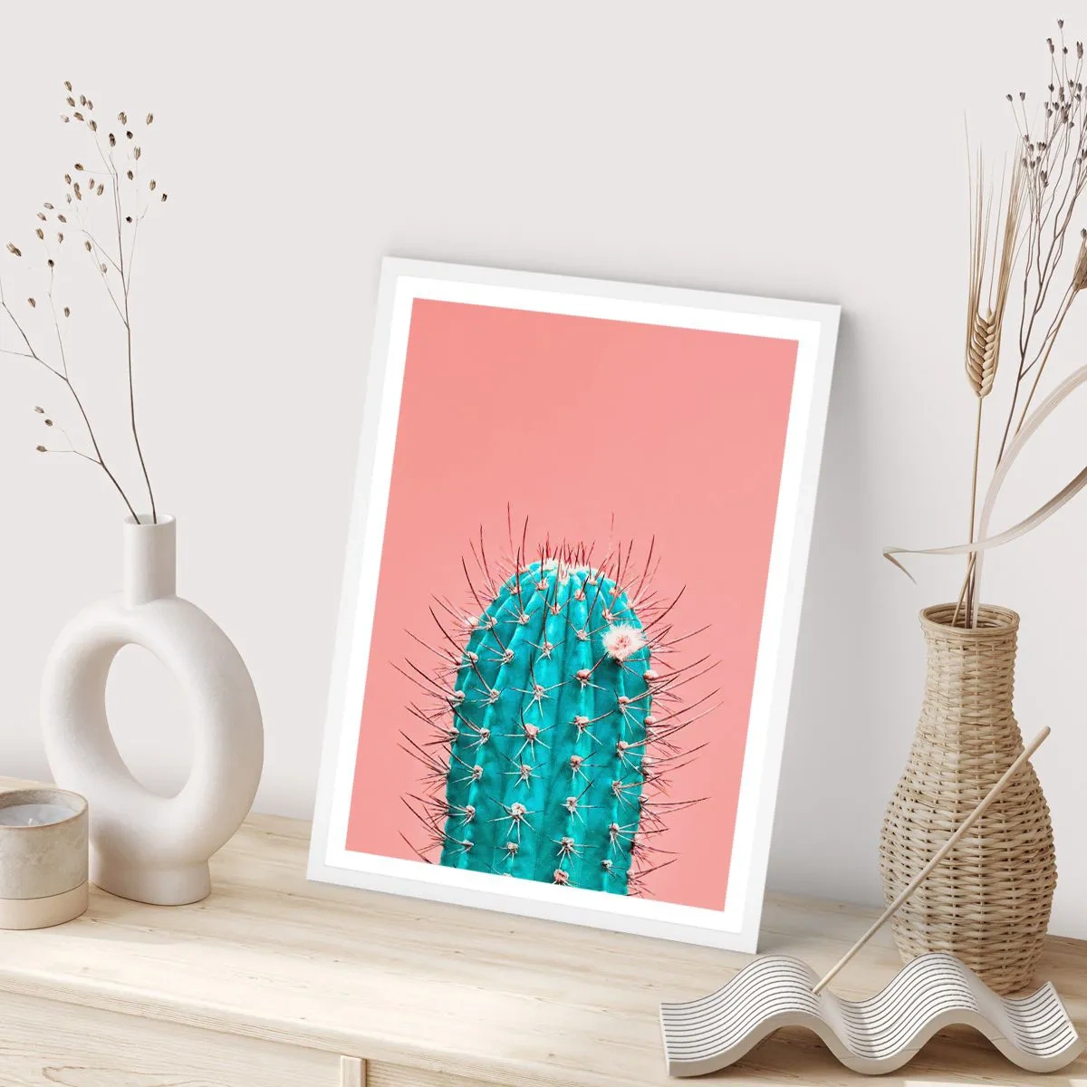Poster in einem weißen Rahmen - Schau einfach hin - 30x40 cm