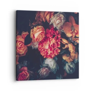 Bild auf Leinwand - Leinwandbild - Wie bei den holländischen Meistern - 40x40 cm