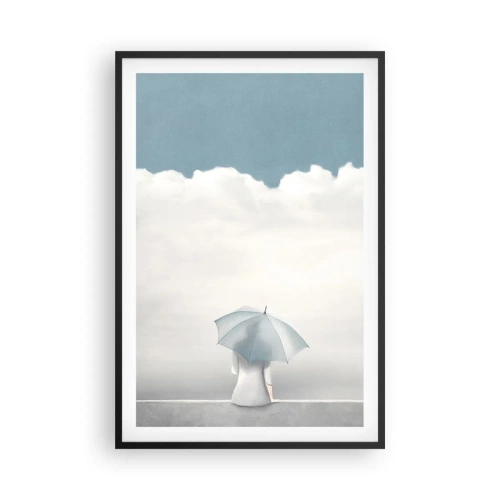 Poster in einem schwarzem Rahmen - Am Rande der Realität und Träume - 61x91 cm