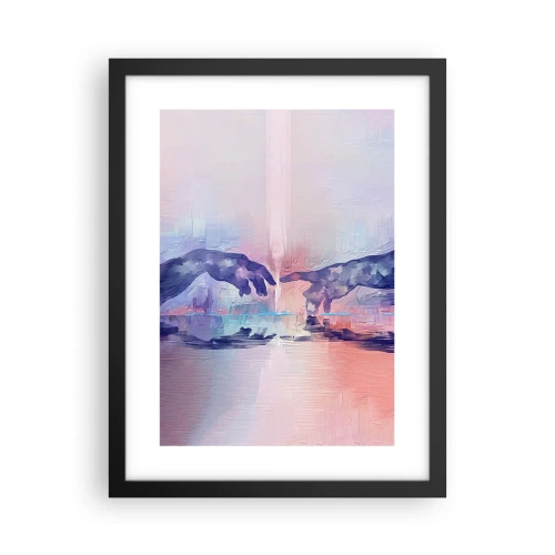 Poster in einem schwarzem Rahmen - Göttlicher Funke des Lebens - 30x40 cm