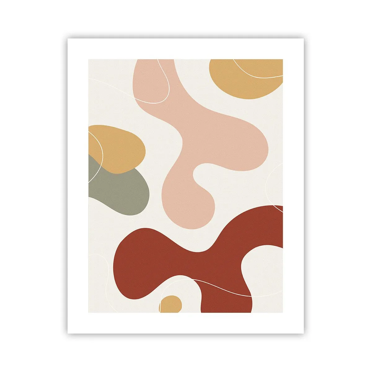 Poster - Kringel oder Schnörkel? - 40x50 cm